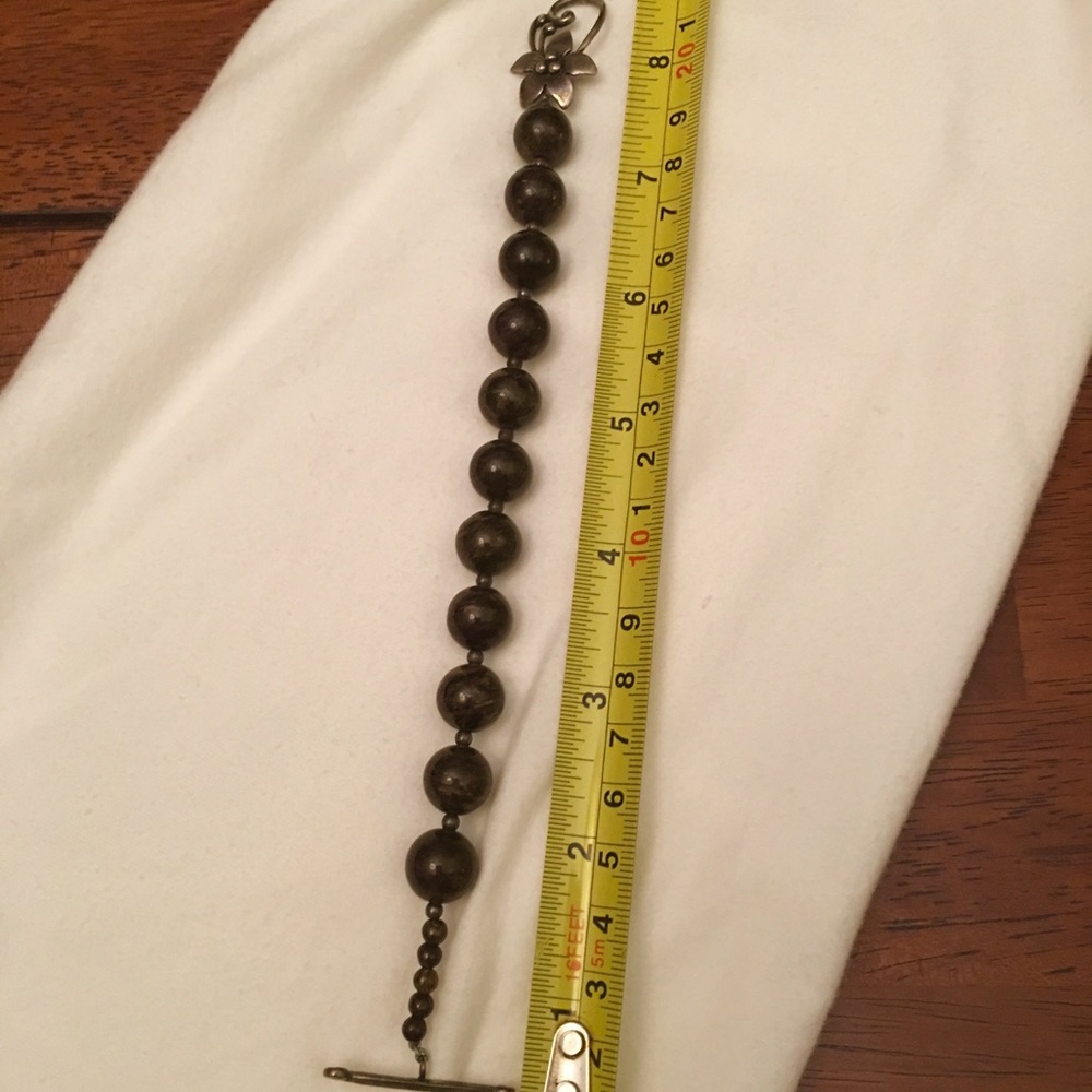 Silpada Tigers Eye 👁 Silver Toggle Bracelet